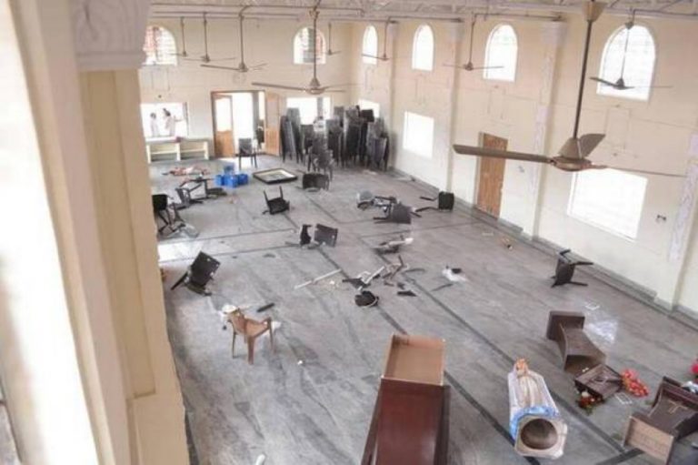 Newly Built Church Vandalised