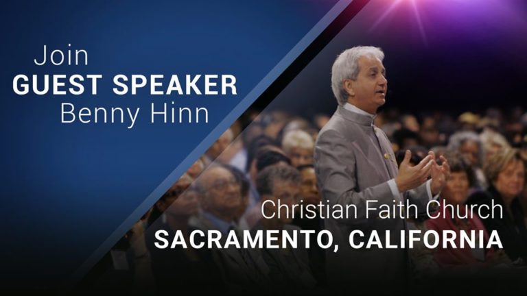 Benny Hinn Speaks At Christian Faith Church