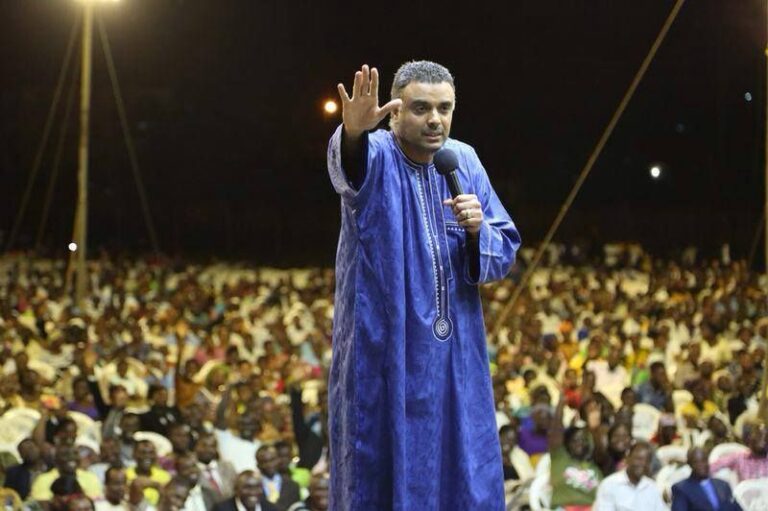 Evangelist Dag Heward-Mills prays for the President of Ghana, Nana Akuffo-Addo on his 78th birthday
