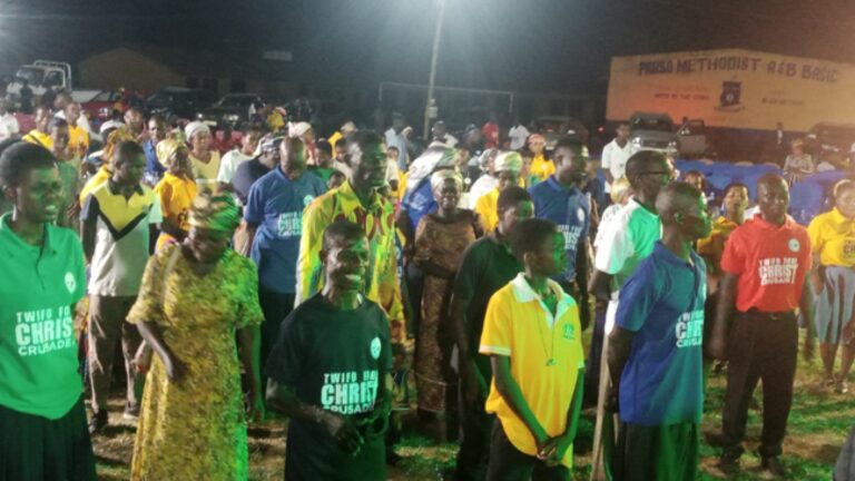 Twifo Praso Area Crusade Begins With 35 Souls
