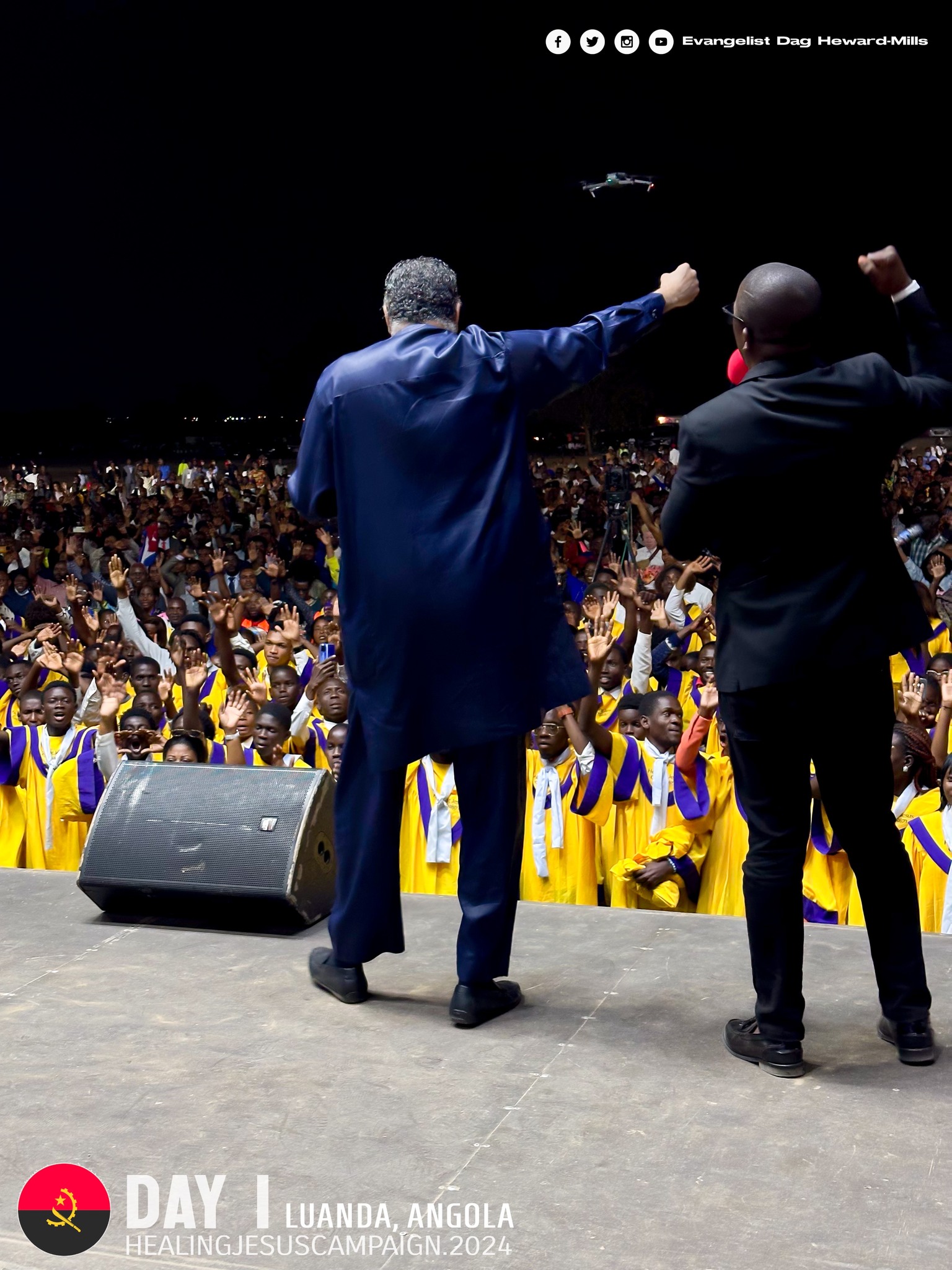 Healing Jesus Campaign 2024: Luanda, Angola (Day 1) – A Night of ...